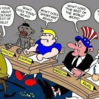 World politics- cartoon
